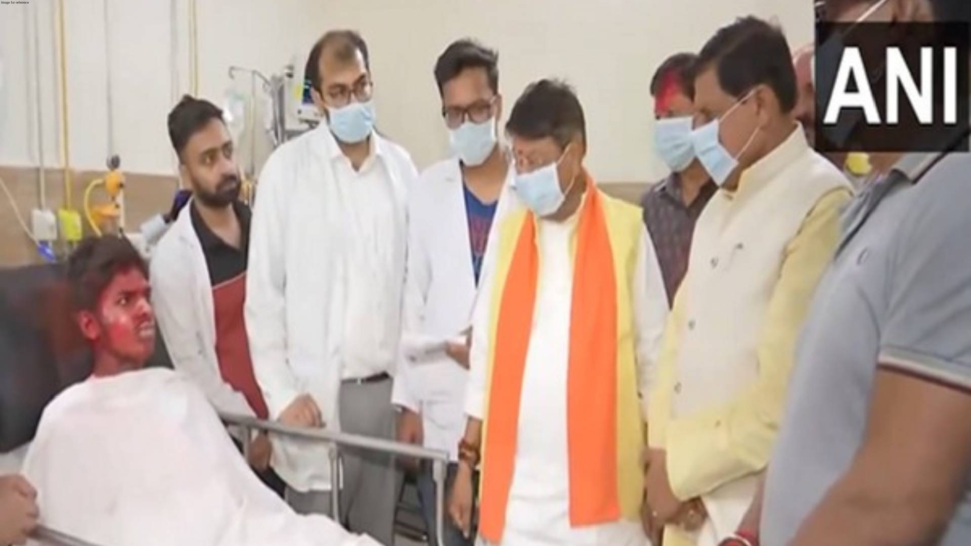 MP CM Mohan Yadav meets injured in fire incident at Ujjain's Mahakal temple at Indore hospital